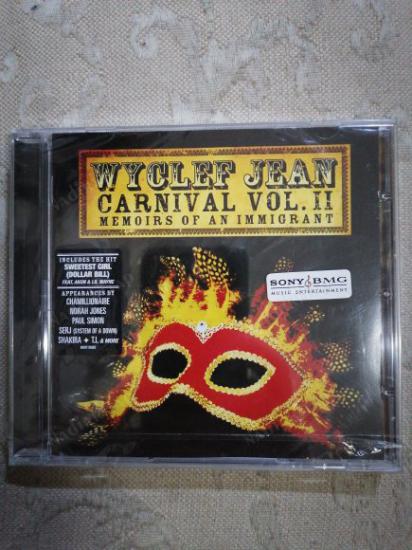 WYCLEF JEAN - CARNIVAL VOL. II - MEMOIRS OF AN IMMIGRANT - 2007 AVRUPA BASIM *AÇILMAMIŞ AMBALAJINDA*