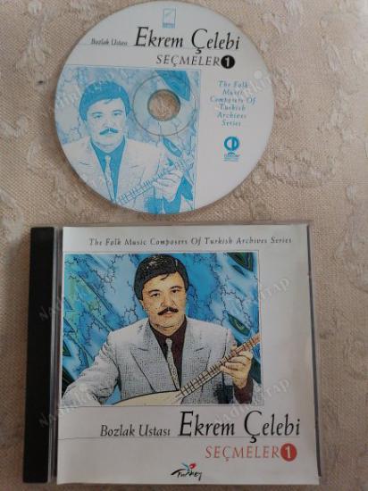 BOZLAK USTASI EKREM ÇELEBİ - SEÇMELER 1 ( THE FOLK COMPOSERS OF TURKISH ARCHIVES SERIES )- TÜRKİYE  BASIM  CD ALBÜM