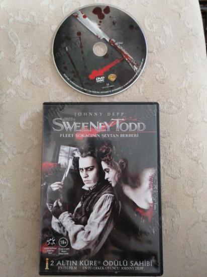 FLEET SOKAĞININ ŞEYTAN BERBERİ ( SWEENEY TODD )  - BİR TIM BURTON FİLMİ -  111  DAKİKA   -TÜRKİYE BASIM DVD FİLM