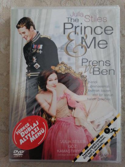 PRENS VE BEN - PRINCE & ME - JULIA STILES -   DVD  FİLM - 110  DAKİKA +EXTRAS - TÜRKİYE BASIM- AÇILMAMIŞ AMBALAJINDA