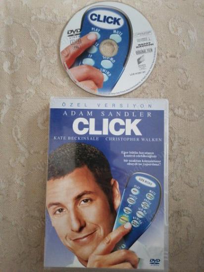 CLICK -ADAM SANDLER - ÖZEL VERSİYON -  103  DAKİKA  DVD FİLM  TÜRKİYE BASIM