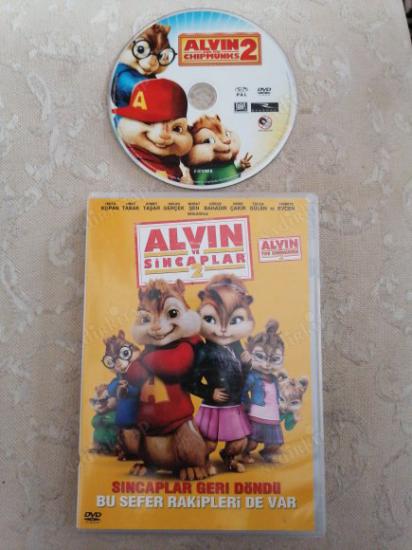 ALVIN VE SİNCAPLAR 2 - SİNCAPLAR GERİ DÖNDÜ ( ALVIN AND CHIPMUNKS  2 )- 84  DAKİKA+EXTRAS -DVD ANİMASYON FİLM- TÜRKİYE BASIM