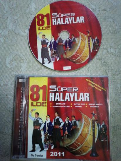 81 İLDE SÜPER HALAYLAR  - 2007  TÜRKİYE  BASIM CD ALBÜM