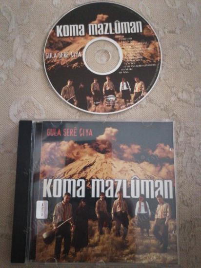 KOMA MAZLUMAN - GULA SERE  ÇIYA -  TÜRKİYE  BASIM CD ALBÜM ( KÜRTÇE CD )