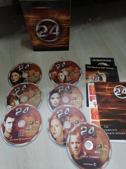 24 DİZİSİ - KIEFER SUTHERLAND - SEASON FOUR - 6 DİSK + 1 BONUS DISC - 24 BÖLÜM - 17 SAAT 32 DAKİKA - DVD YABANCI BASIM TÜRKÇE DİL SEÇENEĞİ YOKTUR