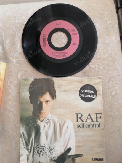 RAF - SELF CONTROL - 1984 FRANSA BASIM 45 LİK PLAK