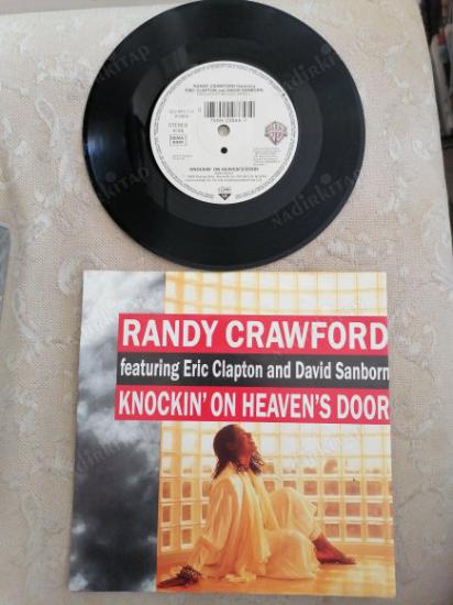 RANDY CRAWFORD / ERIC CLAPTON - KNOCKIN’ ON HEAVEN’S DOOR  - 1989 İNGİLTERE  BASIM 45 LİK PLAK