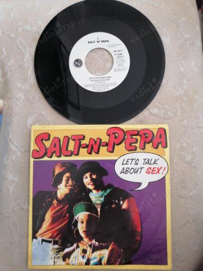 SALT’N’PEPA - LET’S TALK ABOUT SEX -1991 ALMANYA BASIM 45 LİK PLAK