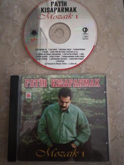 FATİH KISAPARMAK - MOZAİK -  1995 TÜRKİYE  BASIM CD ALBÜM - MOR BANDROLLÜ