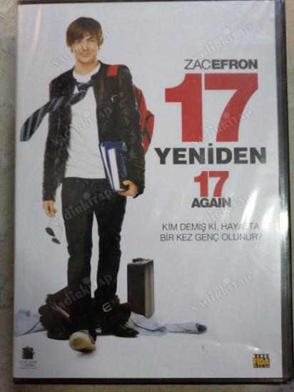 17 YENİDEN ( 17 AGAIN ) - ZAC EFRON  - 97  DAKİKA -  TÜRKİYE  BASIM -  DVD FİLM   - AÇILMAMIŞ AMBALAJINDA