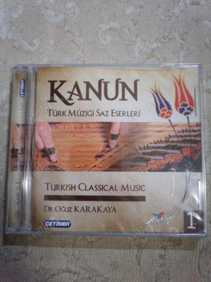 DR. OĞUZ KARAKAYA - KANUN TÜRK MÜZİĞİ SAZ ESERLERİ 1 ( TURKISH CLASSICAL MUSIC )  TÜRKİYE BASIM -   CD ALBÜM - AÇILMAMIŞ AMBALAJINDA