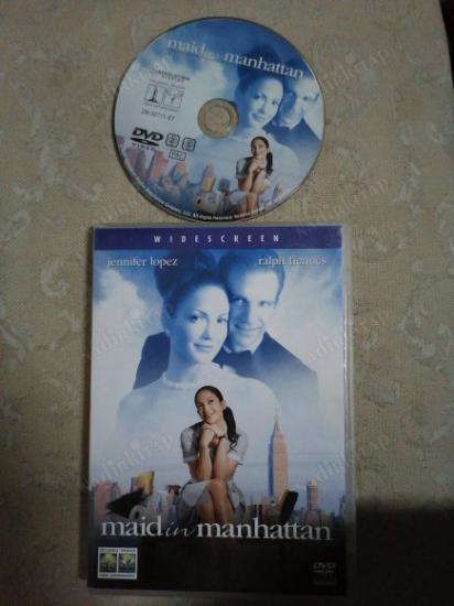 MAID IN MANHATTAN - JENNIFER LOPEZ - 101 DAKİKA DVD FİLM AVRUPA  BASIM *TÜRKÇE ALTYAZI VARDIR *