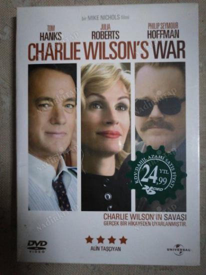 CHARLIE WILSON’S WAR - TOM HANKS / JULIA ROBERTS -  BİR MIKE NICHOLS  FİLMİ - 98  DAKİKA+EKSTRALAR  - DVD FİLM TÜRKİYE BASIM - AÇILMAMIŞ AMBALAJINDA