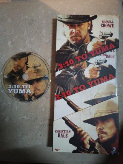 3:10 TO YUMA - RUSSELL CROWE / CHRISTIAN BALE - BİR JAMES MANGOLD  FİLMİ -  118  DAKİKA   -TÜRKİYE BASIM DVD FİLM