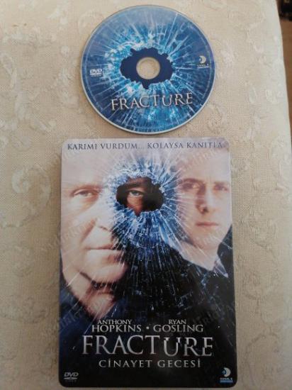 CİNAYET GECESİ ( FRACTURE )  - ANTHONY HOPKINS / RYAN GOSLING   109  DAKİKA   -TÜRKİYE BASIM DVD FİLM - ÖZEL METAL KUTUSUNDA