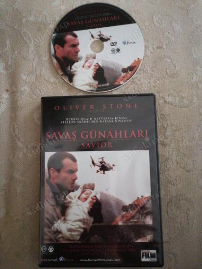 SAVAŞ GÜNAHLARI ( SAVIOR ) - BİR OLIVER STONE    FİLMİ TÜRKİYE BASIM DVD FİLM 99 DAKİKA