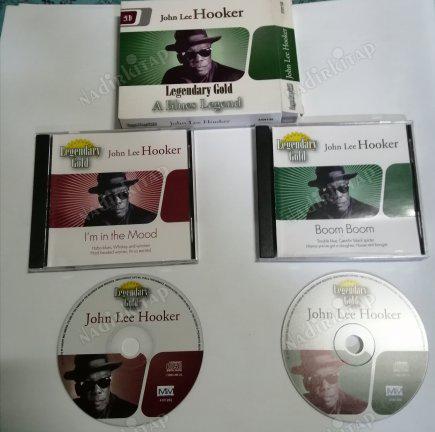 JOHN LEE HOOKER - LEGENDARY GOLD - BOX SET ( CD 1 BOOM BOOM CD 2 I AM IN THE MOOD )  2006 HOLLANDA  BASIM CD BOX SET