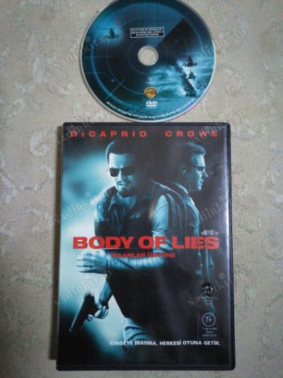 YALANLAR ÜSTÜNE ( BODY OF LIES ) -  LEONARDO DI CAPRIO / RUSSELL CROWE - 123  DAKİKA + EXTRAS   -TÜRKİYE BASIM DVD FİLM