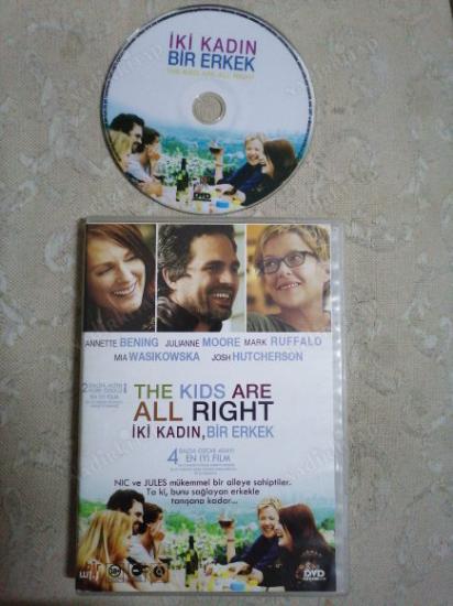 İKİ KADIN BİR ERKEK ( THE KIDS ARE ALL RIGHT )  - ANNETTE BENING / JULIANNE MOORE  -  106 DAKİKA TÜRKİYE BASIM -   DVD FİLM