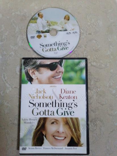 AŞKTA HERŞEY MÜMKÜN  ( SOMETHING’S GOTTA GIVE ) - JACK NICHOLSON / DIANE KEATON  - 123 DAKİKA   TÜRKİYE BASIM -  DVD  FİLM