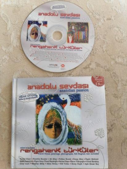 RENGAHENK TÜRKÜLER  -  Anadolu Sevdası - ( Fikret Otyam  Photographs Full English Text  Included ) 2007 TÜRKİYE BASIM CD ALBÜM ( 62 Sayfa Kitapçıklı)