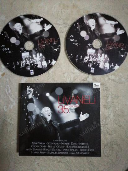 LİVANELİ 35. YIL KONSERİ - 2 CD LİK SET - 2008 TÜRKİYE  BASIM DOUBLE CD ALBÜM