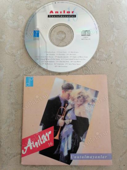 ANILAR 16  - UNUTULMAYANLAR -  1993  TÜRKİYE BASIM -   CD ALBÜM ( KARTON KAPAK )