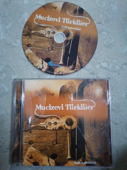 SALİH KAHRAMAN - MUCİZEVİ TÜRKÜLER -  TÜRKİYE  BASIM CD ALBUM