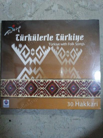 TÜRKÜLERLE TÜRKİYE ( TÜRKİYE WITH FOLK SONGS )  - 30 HAKKARİ - TÜRKİYE  BASIM CD ALBÜM - AÇILMAMIŞ AMBALAJINDA