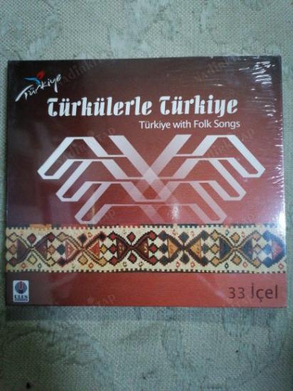 TÜRKÜLERLE TÜRKİYE ( TÜRKİYE WITH FOLK SONGS )  - 33 İÇEL - TÜRKİYE  BASIM CD ALBÜM - AÇILMAMIŞ AMBALAJINDA