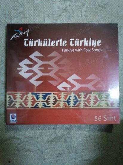 TÜRKÜLERLE TÜRKİYE ( TÜRKİYE WITH FOLK SONGS )  - 56 SİİRT   - TÜRKİYE  BASIM CD ALBÜM - AÇILMAMIŞ AMBALAJINDA