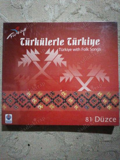 TÜRKÜLERLE TÜRKİYE ( TÜRKİYE WITH FOLK SONGS )  - 81 DÜZCE   - TÜRKİYE  BASIM CD ALBÜM - AÇILMAMIŞ AMBALAJINDA