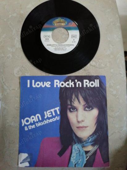 JOAN JETT & THE BLACKHEARTS - I LOVE ROCK’N ROLL - 1982 FRANSA BASIM 45 LİK PLAK