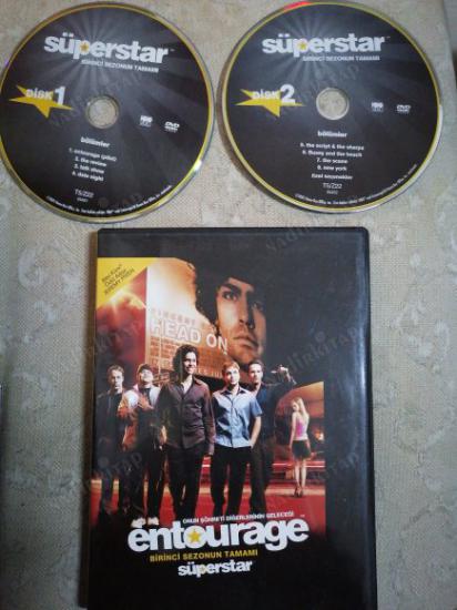 ENTOURAGE ( SÜPERSTAR ) - BİRİNCİ SEZONUN TAMAMI ( 2 DVD ) - 240 DAKİKA  TÜRKİYE BASIM -  DVD  FİLM