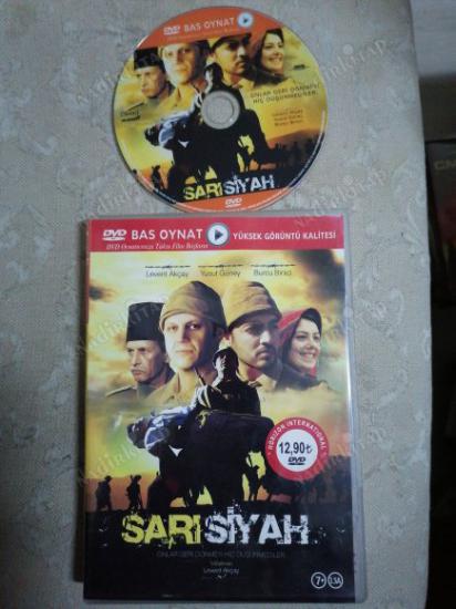 SARI SİYAH   - (BAS/OYNAT)- SADECE TÜRKÇE  DVD FİLM  TÜRKİYE BASIM  - 100 DAKİKA