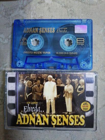 ADNAN ŞENSES - SON ŞARKIM ELVEDA  - 2000  TÜRKİYE BASIM  *KASET*