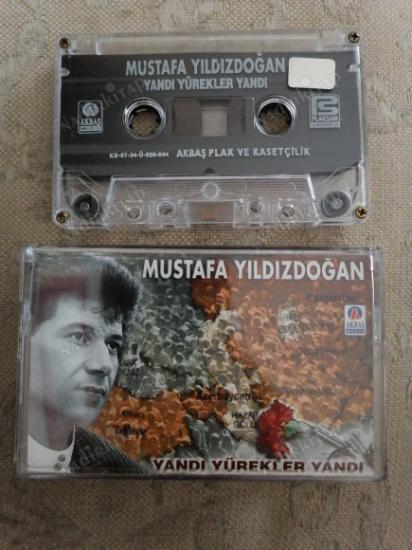 MUSTAFA YILDIZDOĞAN - YANDI YÜREKLER YANDI  - 1997  TÜRKİYE BASIM  *KASET*