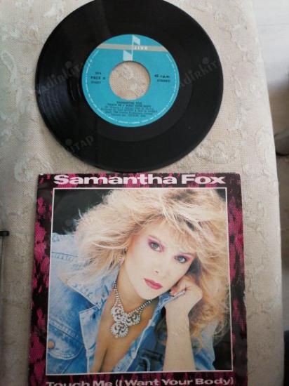 SAMANTHA FOX - TOUCH ME - 1986 PORTEKİZ   BASIM 45 LİK PLAK