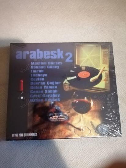 ARABESK 2 ( MÜSLÜM GÜRSES / EMRAH / TÜDANYA / CEYLAN / CANAN SABAH ) - TÜRKİYE  BASIM CD ALBÜM - AÇILMAMIŞ AMBALAJINDA