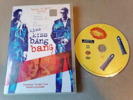 KISS KISS BANG BANG  - ROBERT DOWNEY JR. / VAL KILMER   TÜRKİYE BASIM 99  DAKİKA  DVD FİLM