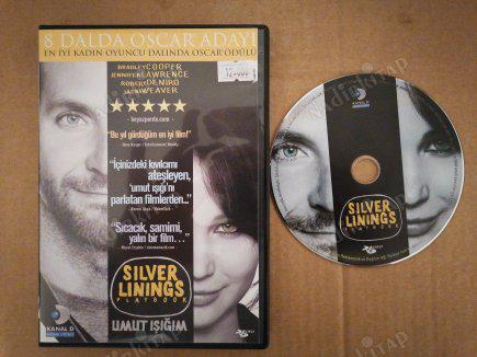 UMUT IŞIĞIM / SILVER LININGS PLAYBOOK - JENNIFER LAWRENCE / BRADLEY COOPER -  DVD FİLM - 122  DAKİKA +EKSTRALAR