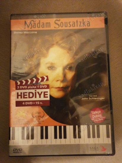 MADAM SOUSATZKA SHIRLEY MACLAINE - BİR JOHN SCHLESINGER FİLMİ - 116 DAKİKA TÜRKİYE BASIM -  DVD  FİLM - AÇILMAMIŞ AMBALAJINDA