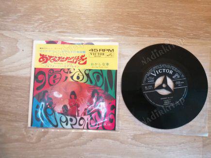 JEFFERSON AIRPLANE - SOMEBODY TO LOVE - 1967 JAPONYA BASIM  NADİR BASIM 45 LİK PLAK