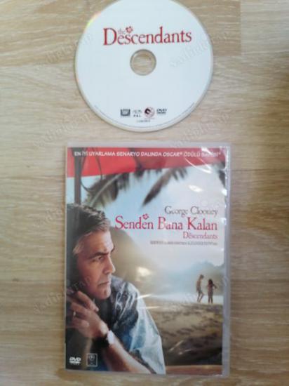 SENDEN BANA KALAN / DESCENDANTS - GEORGE CLOONEY  - 110 DAKİKA TÜRKİYE BASIM -  DVD  FİLM