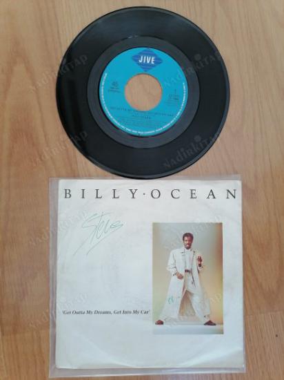 BILLY OCEAN - GET OUTTA MY DREAMS GET INTO MY CAR 1988 HOLLANDA  BASIM 45 LİK PLAK