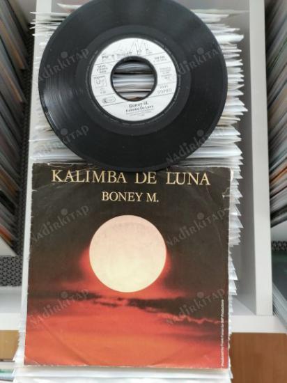 BONEY M - KALIMBA DE LUNA - 1984 ALMANYA  BASIM 45 LİK PLAK