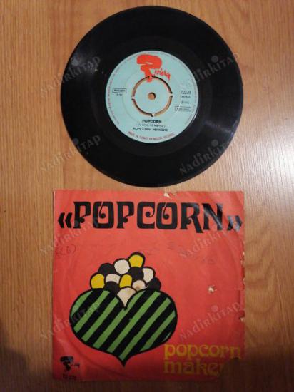 POPCORN MAKERS-POPCORN-1972 TÜRKİYE  BASIM 45 LİK PLAK