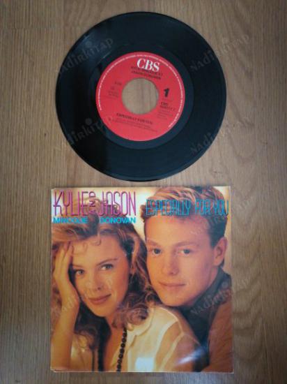 KYLIE MINOGUE / JASON DONOVAN - ESPECIALLY FOR YOU - 1989 HOLLANDA  BASIM 45 LİK PLAK