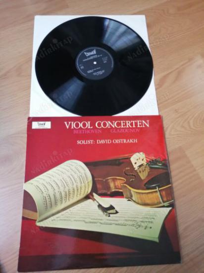 BEETHOVEN - SOLIST : DAVID OISTRAKH - VIOOL CONCERTEN  - HOLLANDA DÖNEM   BASIM - LP 33’LÜK PLAK