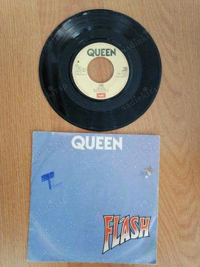 QUEEN - FLASH (SOUNDTRACK) - 1980 HOLLANDA  BASIM  45’LİK  PLAK